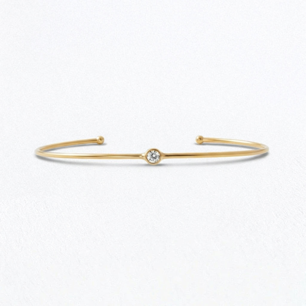 Bracelet jonc plaqué or 18K Emma Bellaime 5