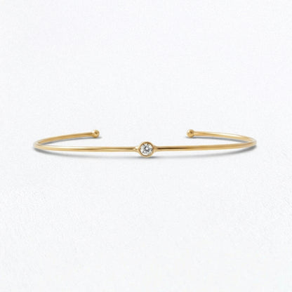 Bracelet jonc plaqué or 18K Emma Bellaime 5