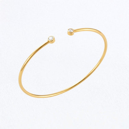 Bracelet jonc plaqué or 18K Victoria Bellaime
