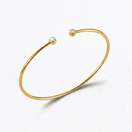 Bracelet jonc plaqué or 18K Victoria Bellaime