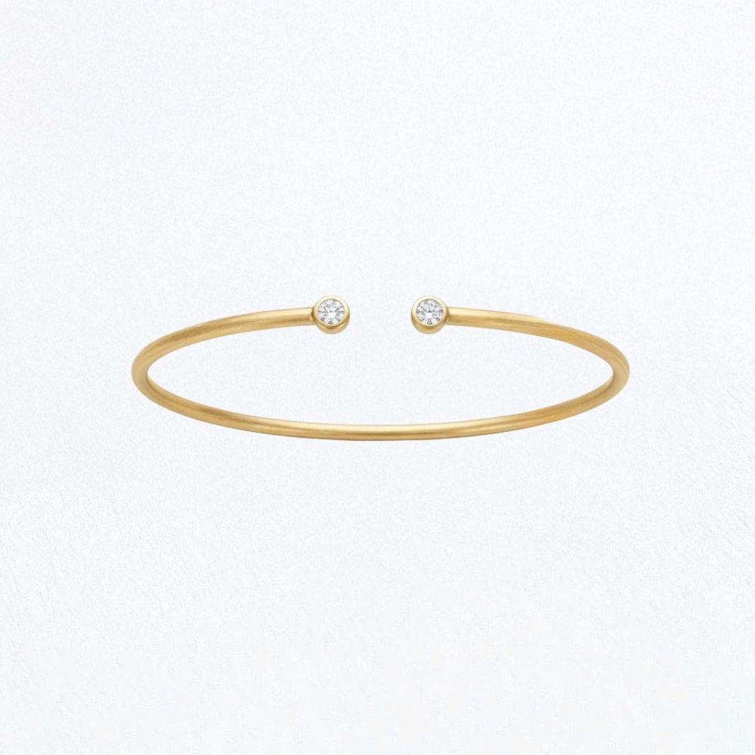 Bracelet jonc plaqué or 18K Victoria Bellaime 5