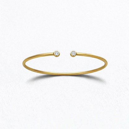 Bracelet jonc plaqué or 18K Victoria Bellaime 5