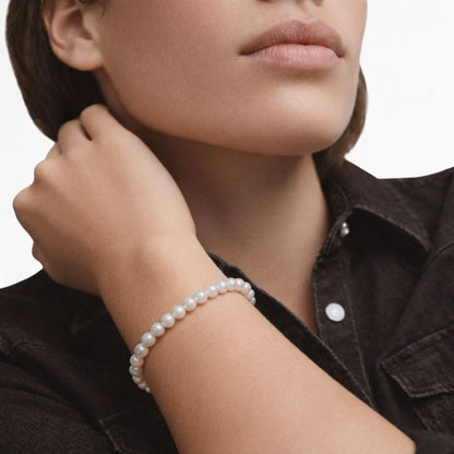 Bracelet perle plaqué or 18K Basic and Perfect Bellaime 2