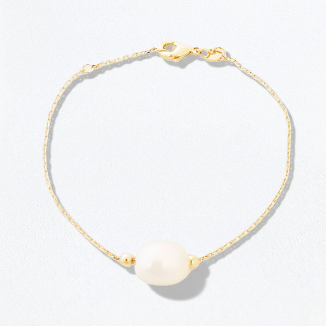 Bracelet perle naturelle plaqué or 18K Odity Bellaime 4