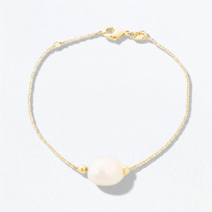 Bracelet perle naturelle plaqué or 18K Odity Bellaime 4