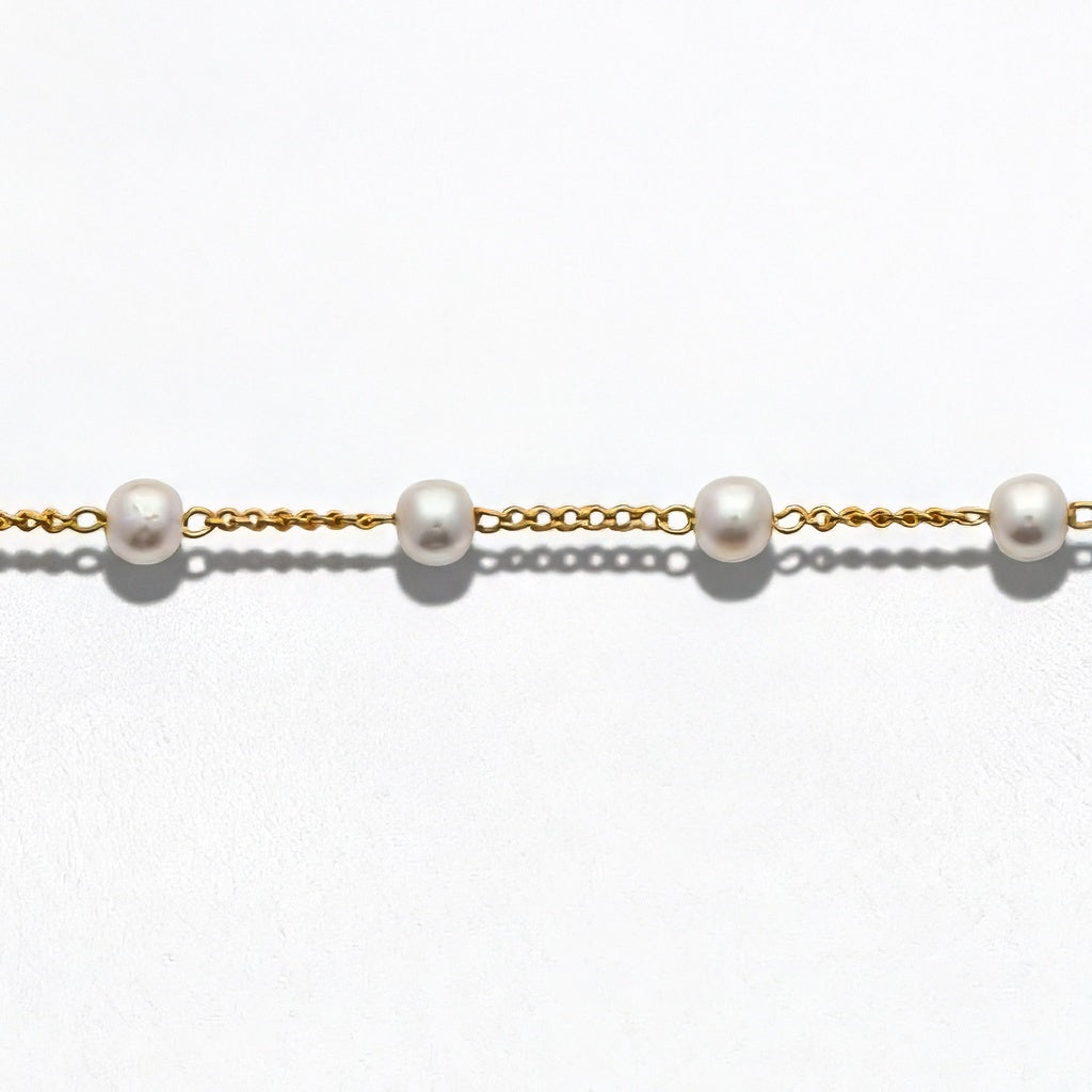 Bracelet perle plaqué or 18K Laura Bellaime 5