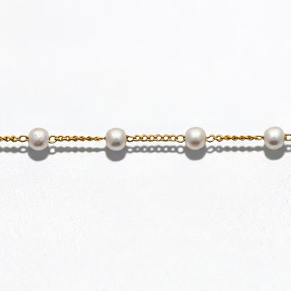 Bracelet perle plaqué or 18K Laura Bellaime 5