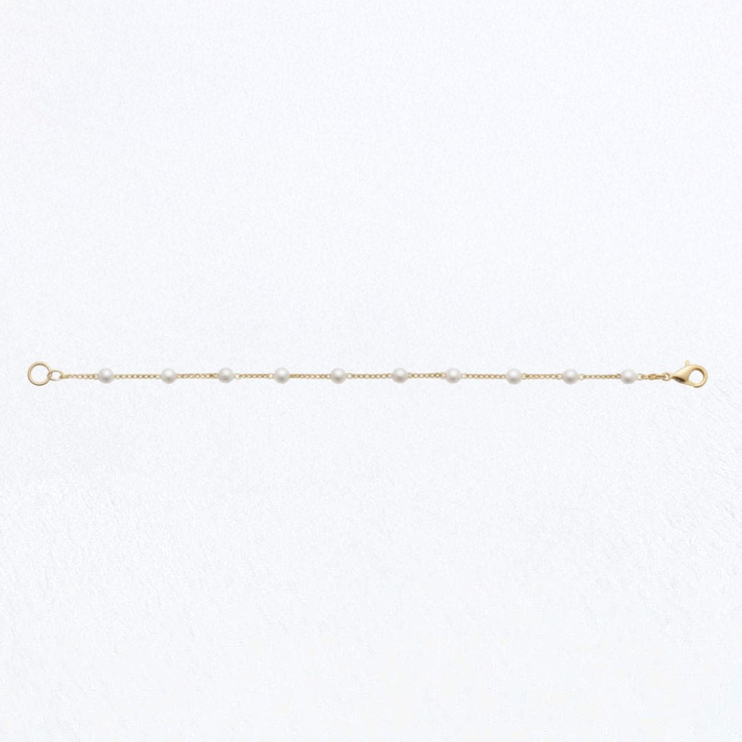 Bracelet perle plaqué or 18K Laura Bellaime 6