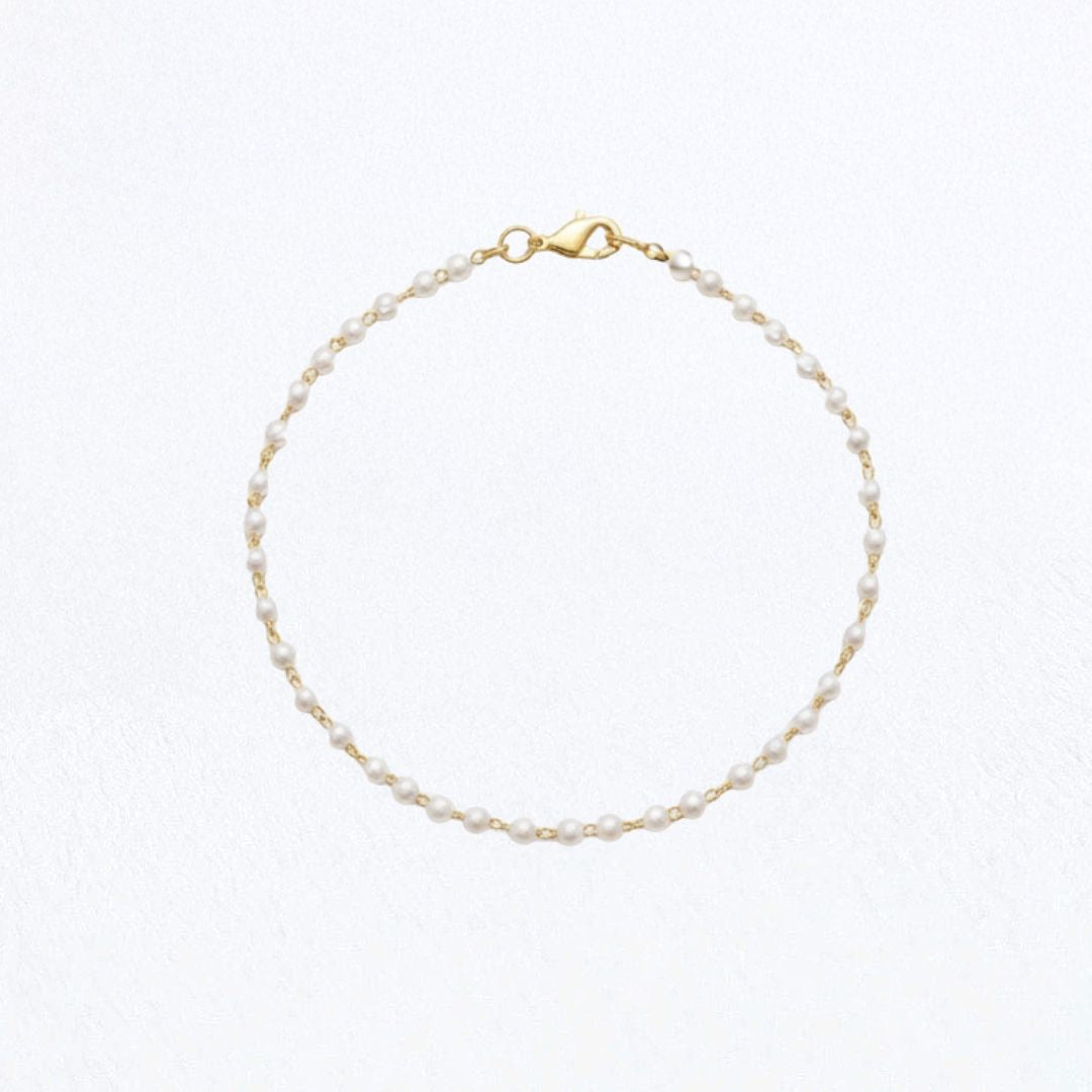 Bracelet perle plaqué or 18K Estelle Bellaime