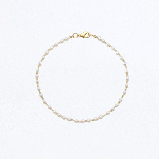 Bracelet perle plaqué or 18K Estelle Bellaime