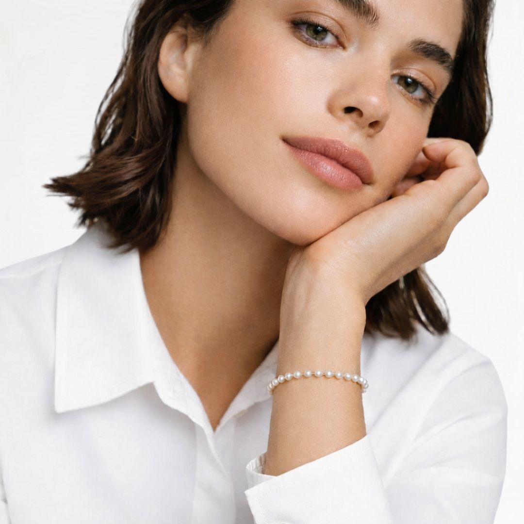 Bracelet perle plaqué or 18K Estelle Bellaime 2