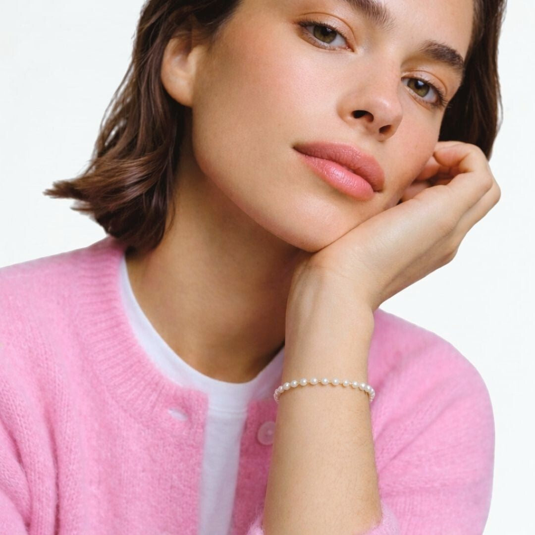 Bracelet perle plaqué or 18K Estelle Bellaime 2