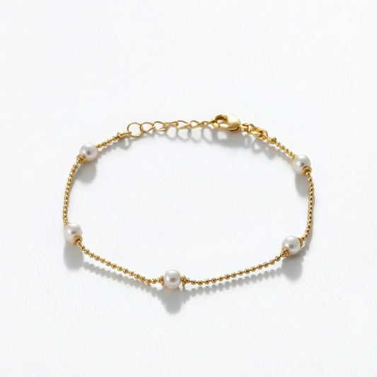 Bracelet perle plaqué or 18K Manon Bellaime