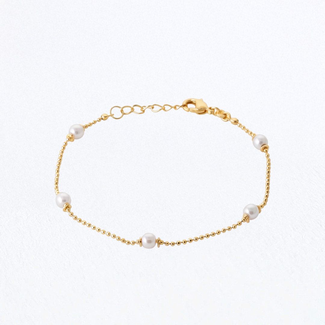 Bracelet perle plaqué or 18K Manon Bellaime