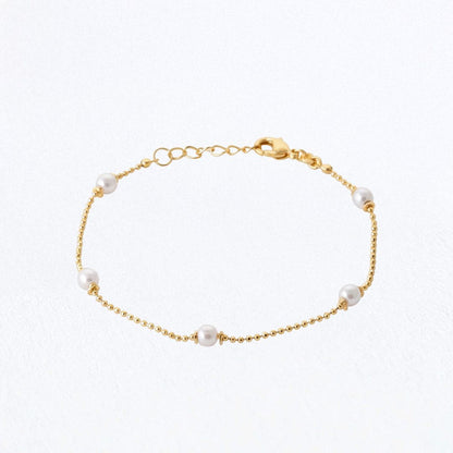 Bracelet perle plaqué or 18K Manon Bellaime