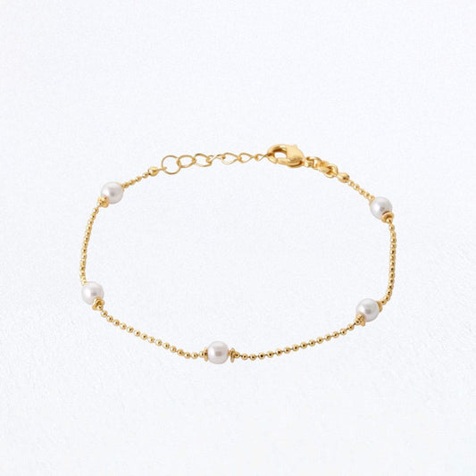 Bracelet perle plaqué or 18K Manon Bellaime