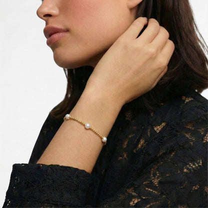 Bracelet perle plaqué or 18K Manon Bellaime 2