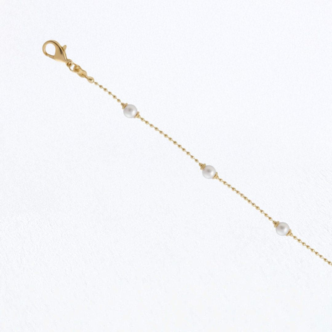Bracelet perle plaqué or 18K Manon Bellaime 5