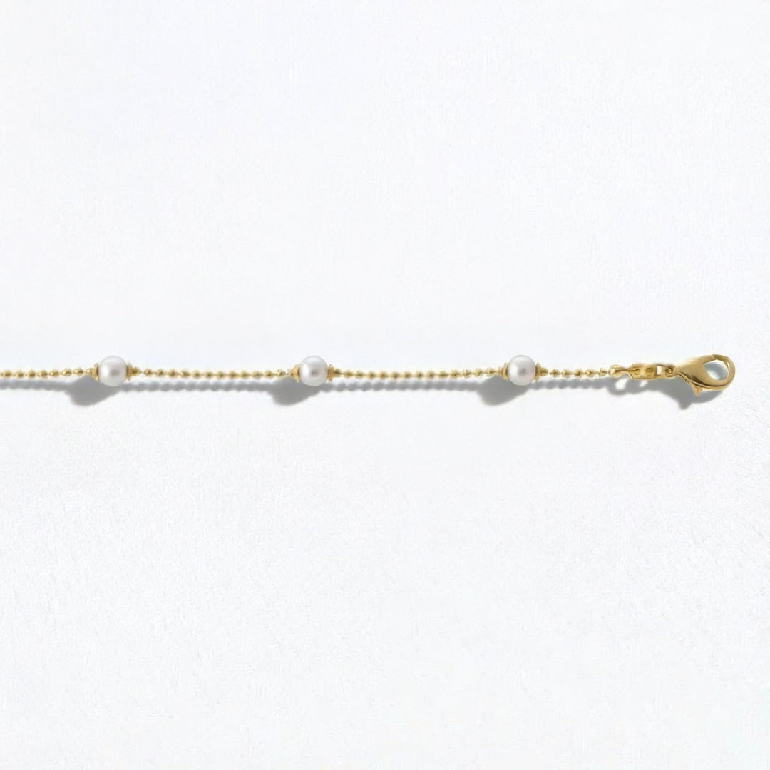 Bracelet perle plaqué or 18K Manon Bellaime 6