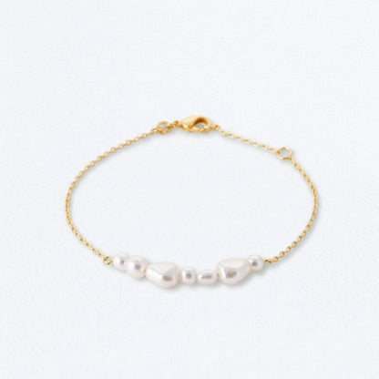 Bracelet perle plaqué or 18K Marion Bellaime