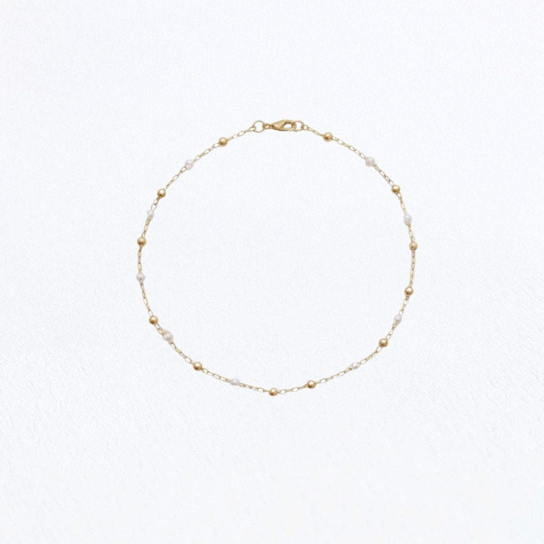 Bracelet perle plaqué or 18K Noemie Bellaime