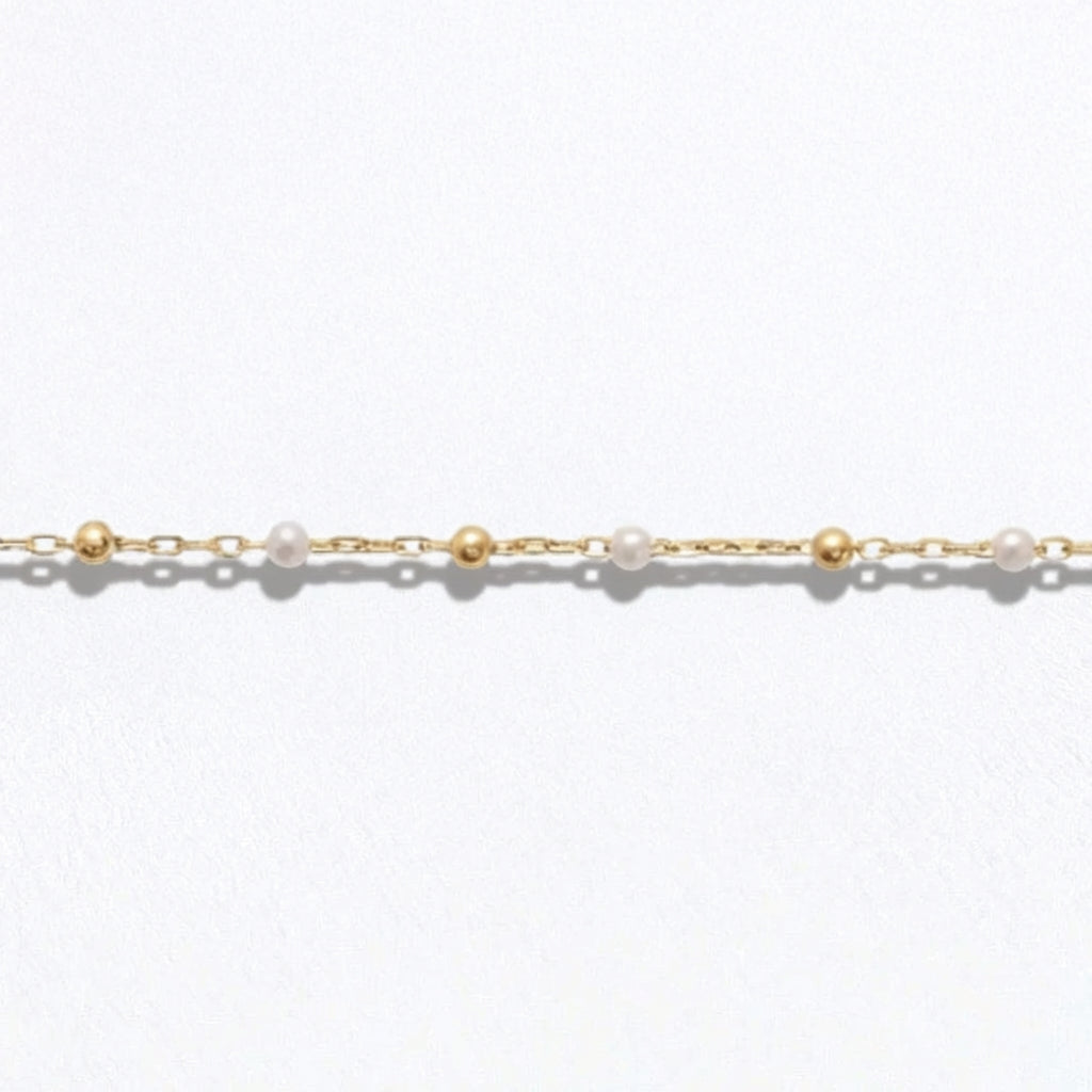 Bracelet perle plaqué or 18K Noemie Bellaime 6