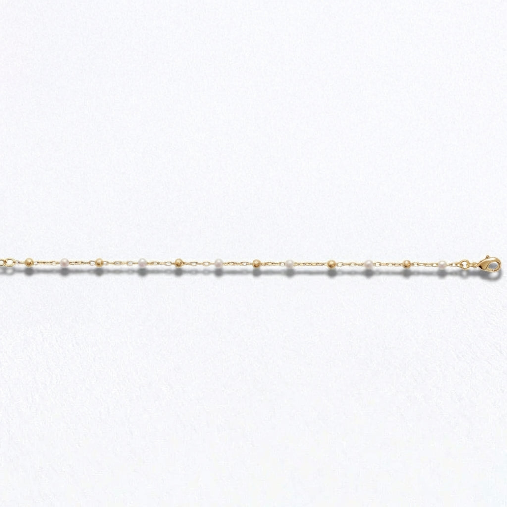 Bracelet perle plaqué or 18K Noemie Bellaime 7