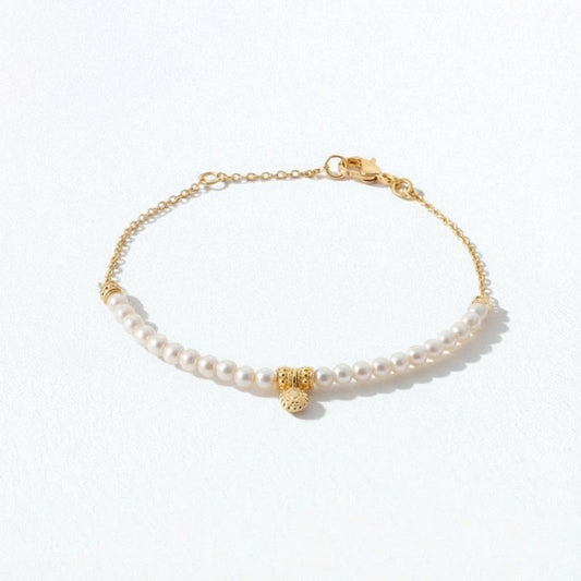 Bracelet perle plaqué or 18K Octavie Bellaime