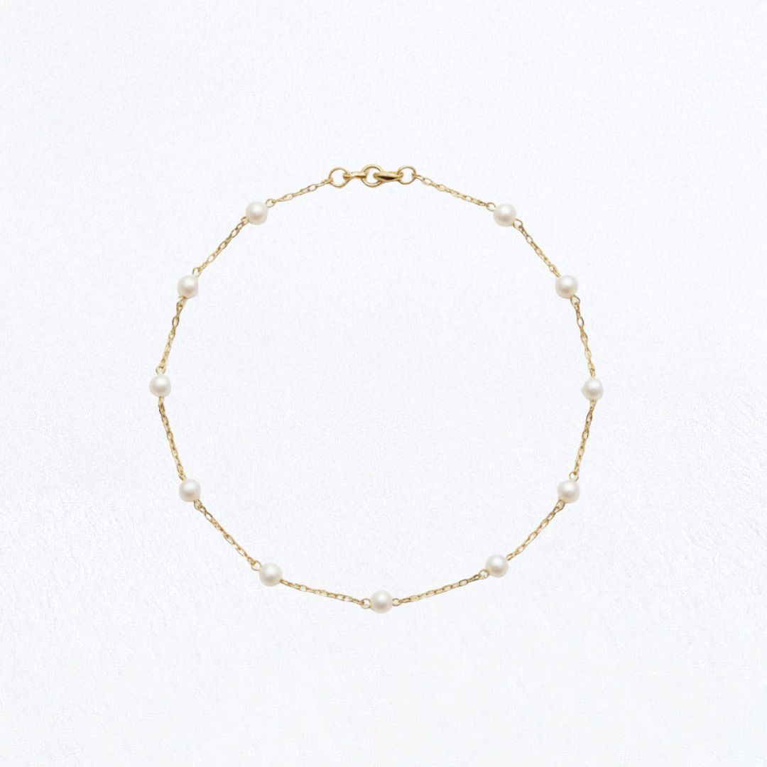 Bracelet perle plaqué or 18K Ophelie Bellaime