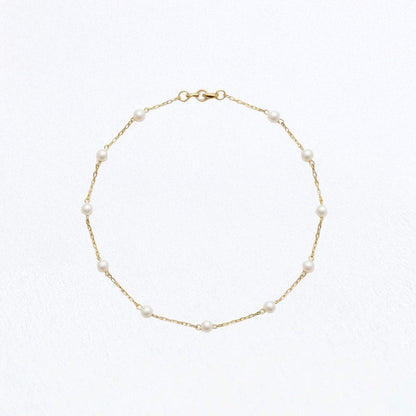Bracelet perle plaqué or 18K Ophelie Bellaime