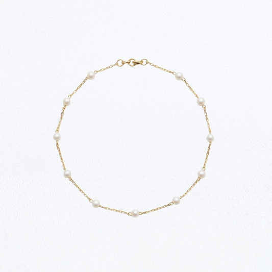 Bracelet perle plaqué or 18K Ophelie Bellaime