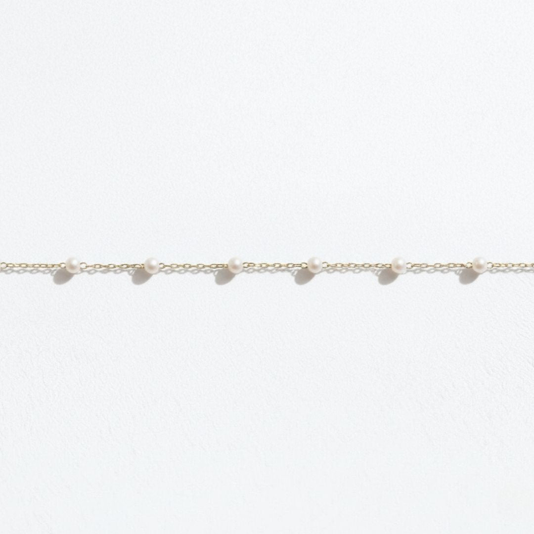 Bracelet perle plaqué or 18K Ophelie Bellaime 5