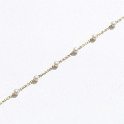 Bracelet perle plaqué or 18K Ophelie Bellaime 4