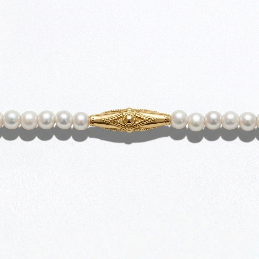 Bracelet perle plaqué or 18K Oriane Bellaime 6
