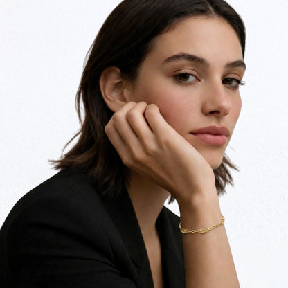 Bracelet plaqué or 18K Amara Bellaime 4