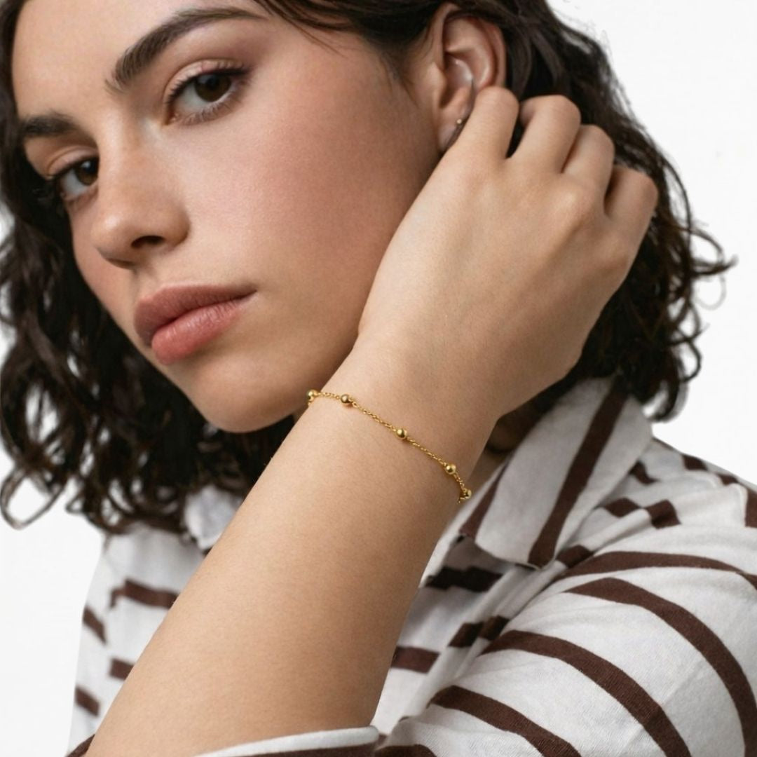 Bracelet plaqué or 18K Charline Bellaime 3