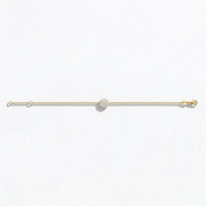 Bracelet fleur plaqué or 18K Flore Bellaime 6