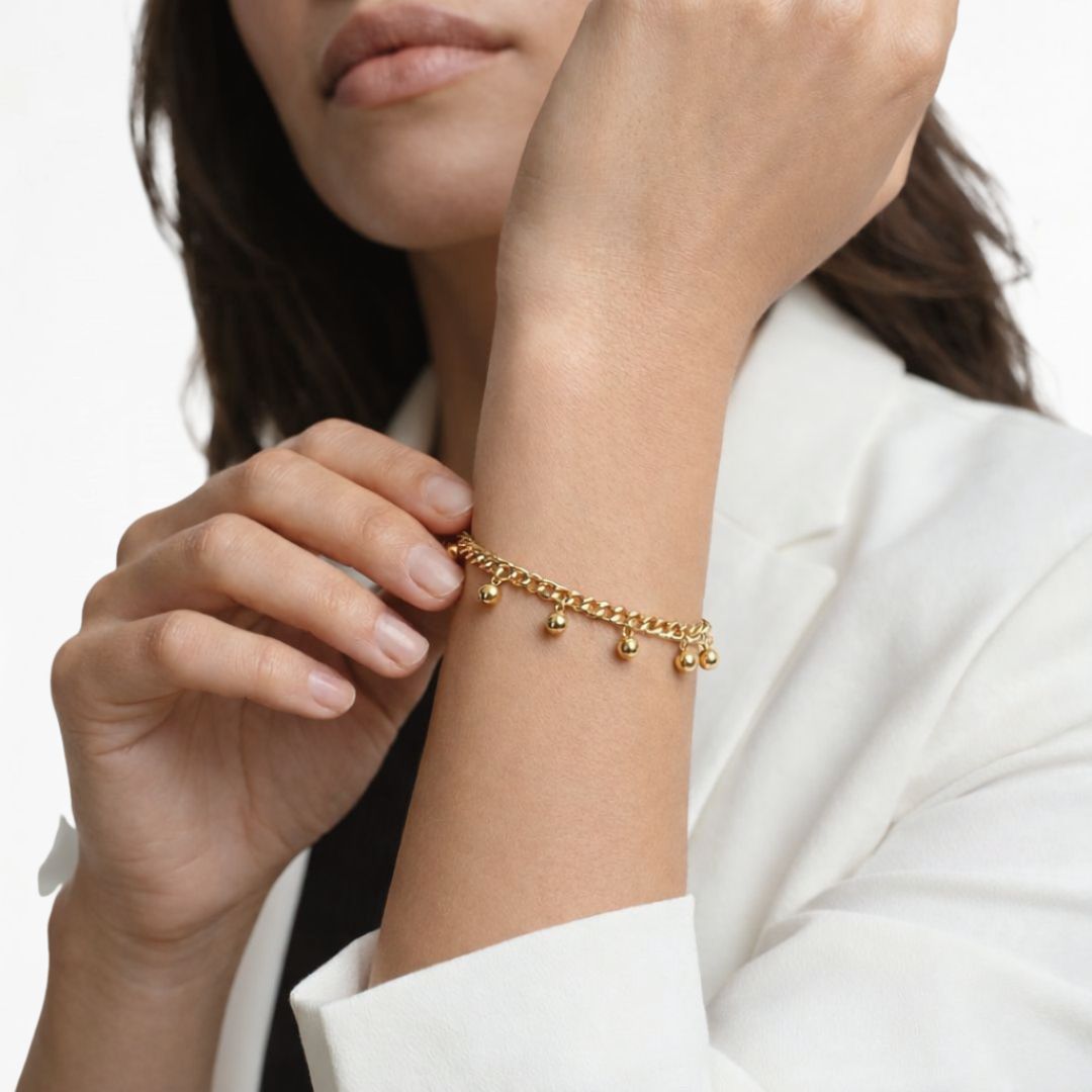 Bracelet plaqué or 18K Justine Bellaime 3