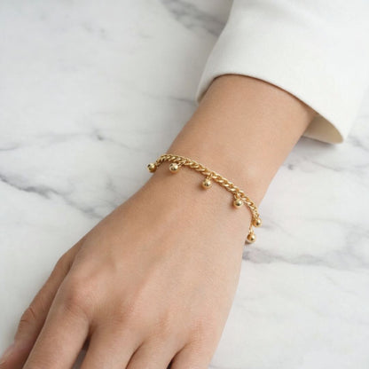 Bracelet plaqué or 18K Justine Bellaime 4