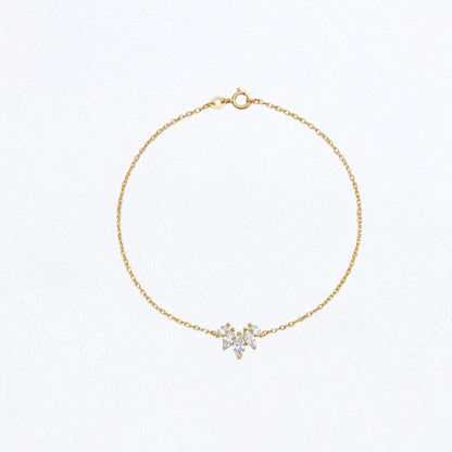 Bracelet plaqué or 18K Light Stone Bellaime