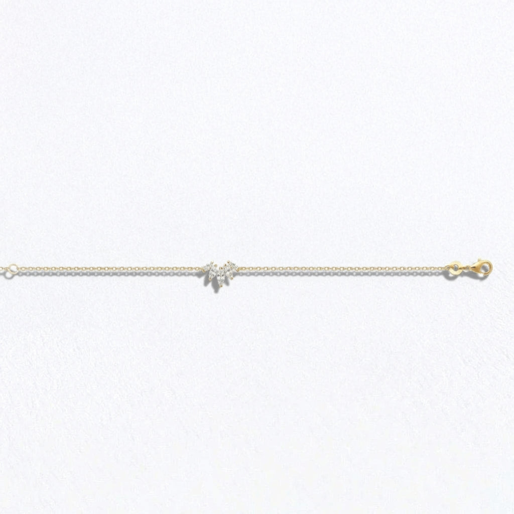 Bracelet plaqué or 18K Light Stone Bellaime 6