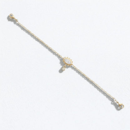 Bracelet oeil plaqué or 18K Lucky You Bellaime 6