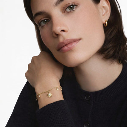 Bracelet soleil plaqué or 18K Sun Circle Bellaime 2