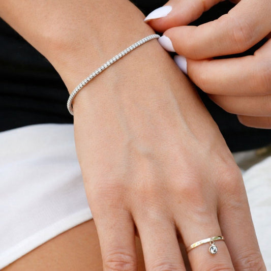 Bracelet tennis argent 925 Bellaime 2