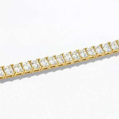 Bracelet tennis plaqué or 18K 6