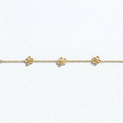 Bracelet trefle plaqué or 18K Alienor Bellaime 7