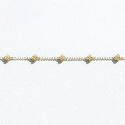 Bracelet trefle plaqué or 18K Iconic Clover Bellaime 5