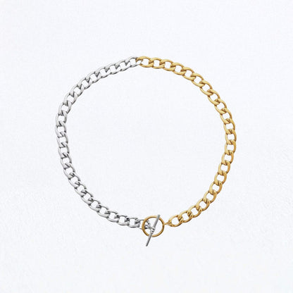 Collier acier inoxydable Duo Tone Bellaime