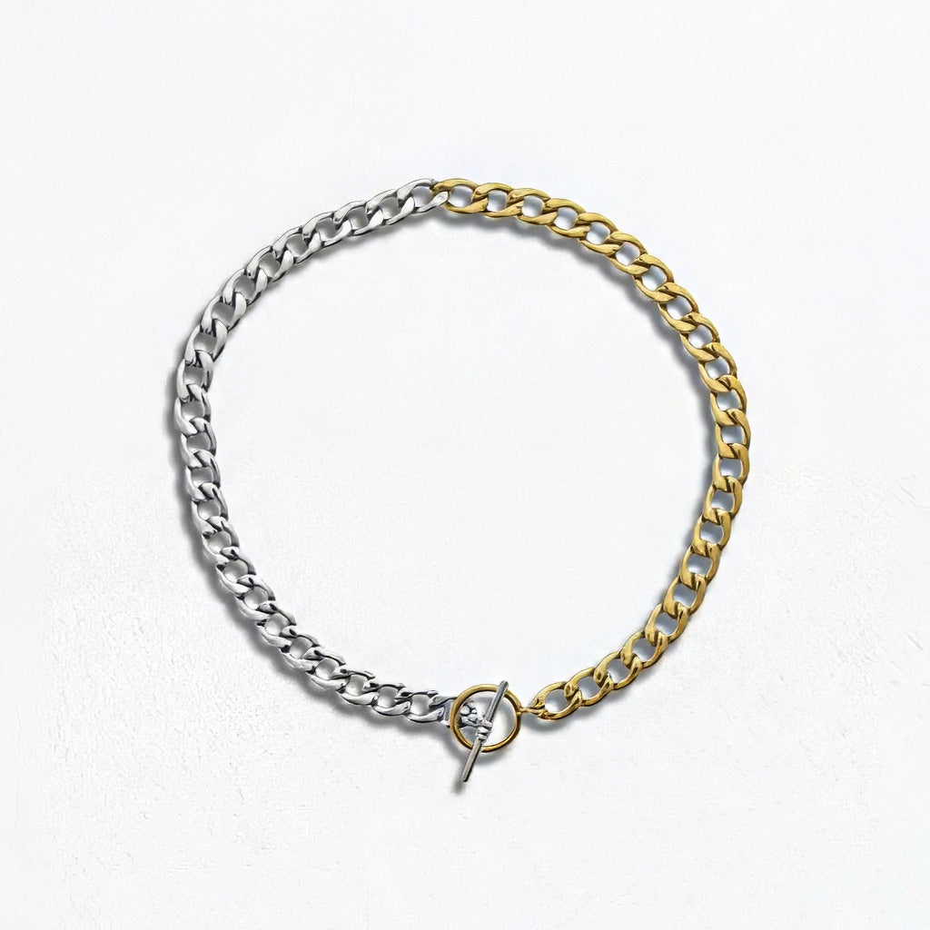 Collier acier inoxydable Duo Tone Bellaime