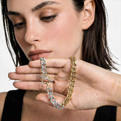 Collier acier inoxydable Duo Tone Bellaime 4